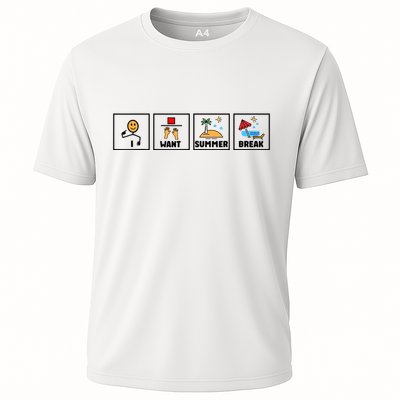 I Want Summer Break Performance Shirt