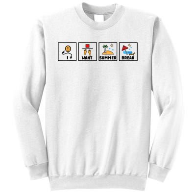 I Want Summer Break Sweatshirt