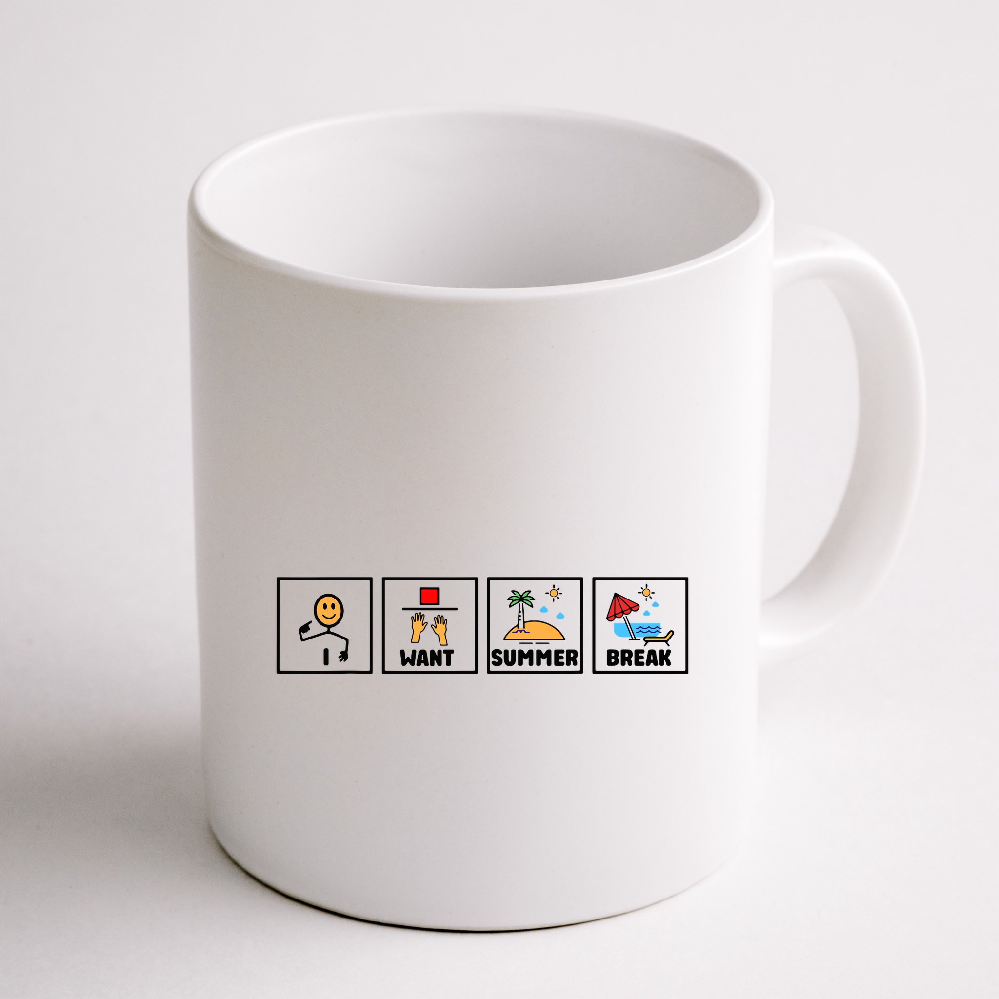 I Want Summer Break Mug