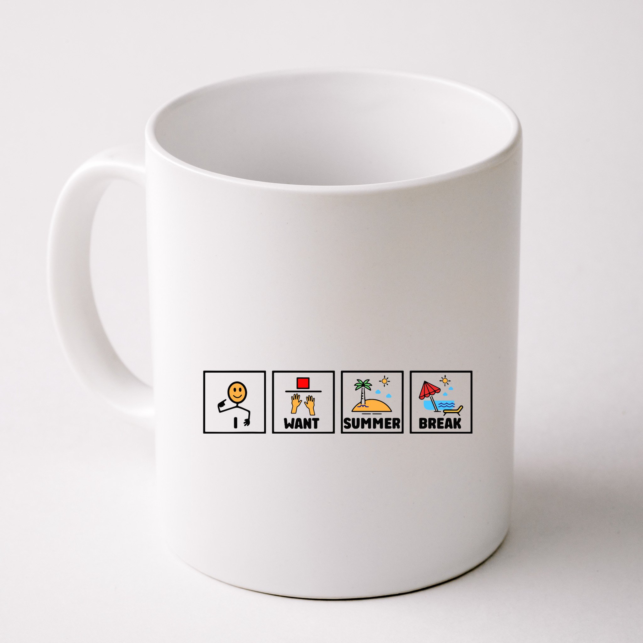 I Want Summer Break Mug