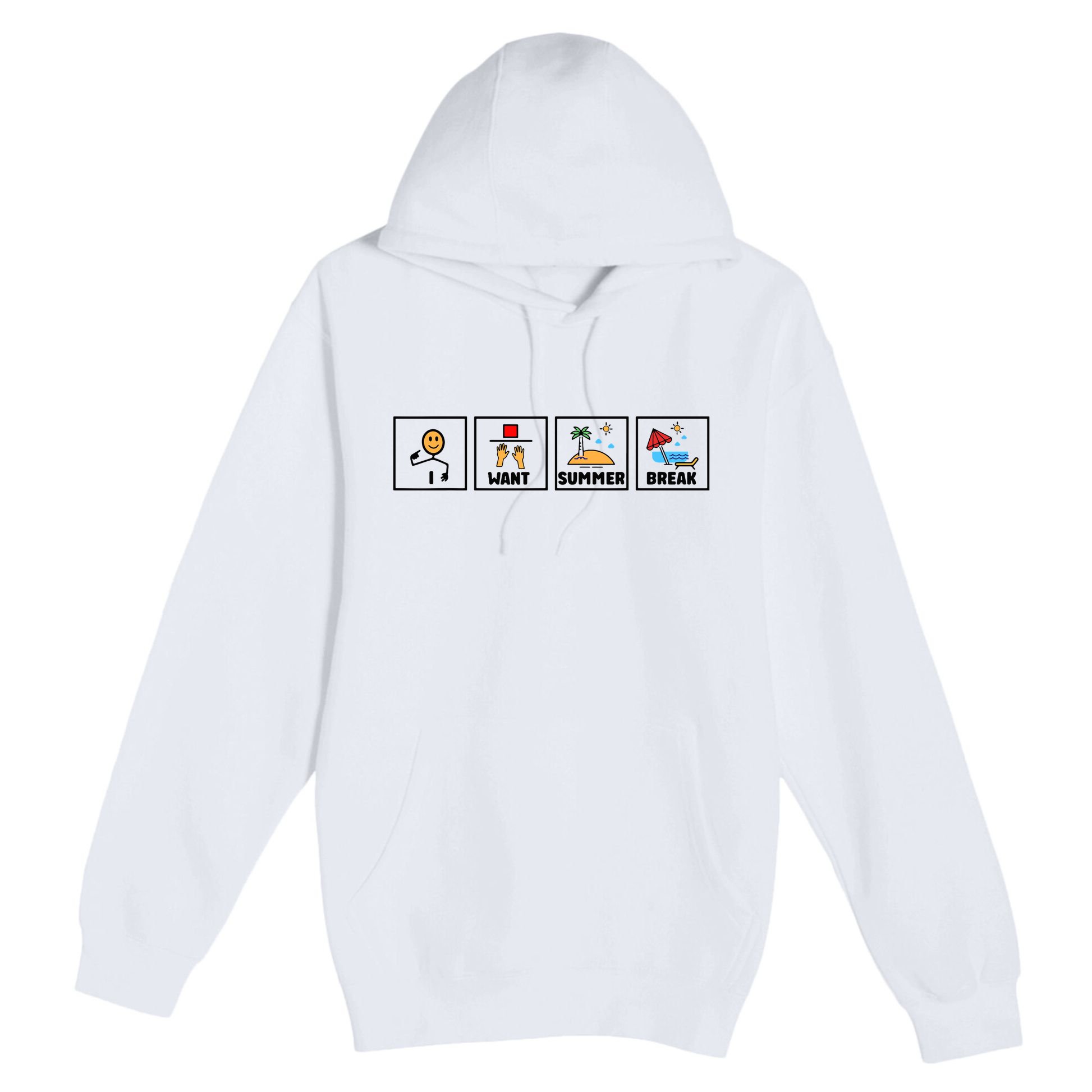 I Want Summer Break Premium Pullover Hoodie