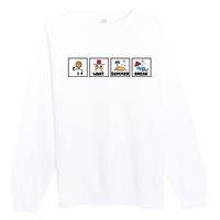 I Want Summer Break Premium Crewneck Sweatshirt