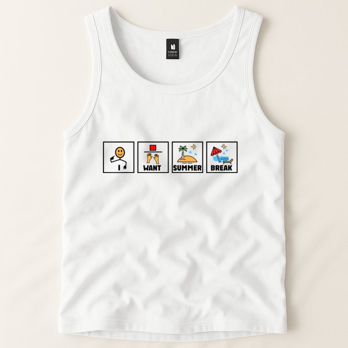 I Want Summer Break Tank Top