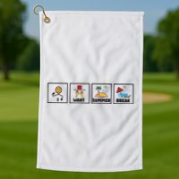 I Want Summer Break Golf Towel