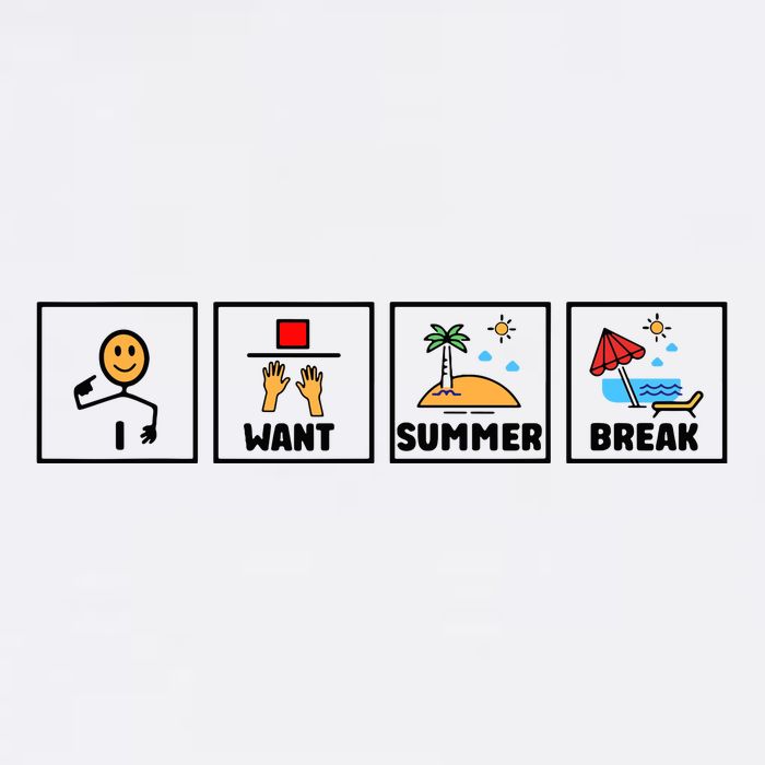 I Want Summer Break Golf Towel