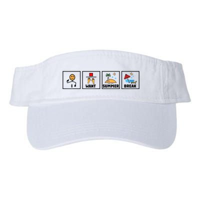 I Want Summer Break Visor