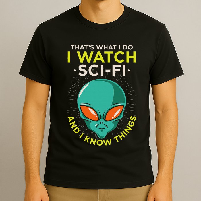 I Watch Sci Fi And I Know Things T-Shirt