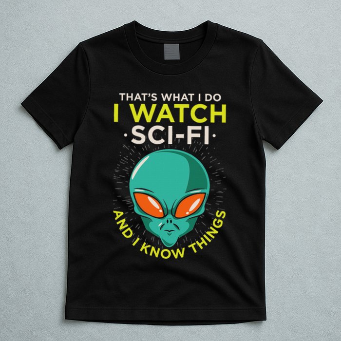 I Watch Sci Fi And I Know Things T-Shirt