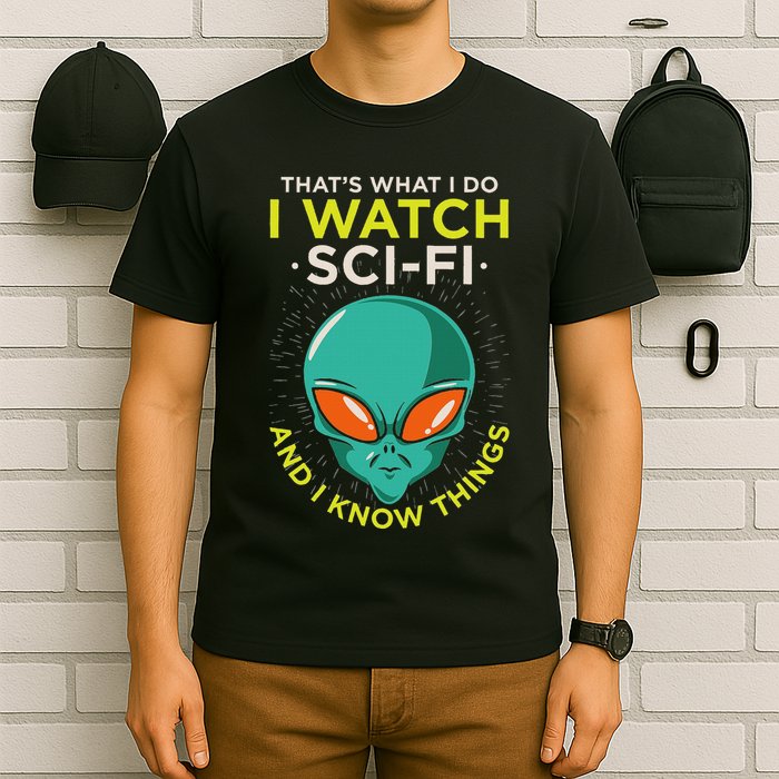 I Watch Sci Fi And I Know Things T-Shirt