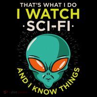 I Watch Sci Fi And I Know Things Short Acrylic Beanie