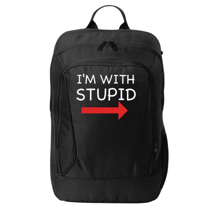 IM With Stupid Funny City Backpack