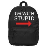 IM With Stupid Funny 16 in Basic Backpack