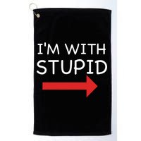 IM With Stupid Funny Golf Towel