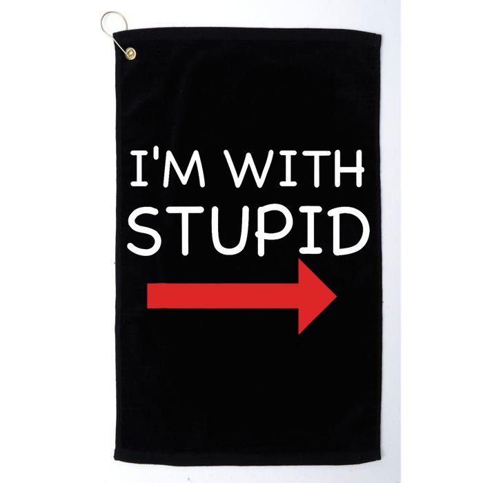 IM With Stupid Funny Golf Towel