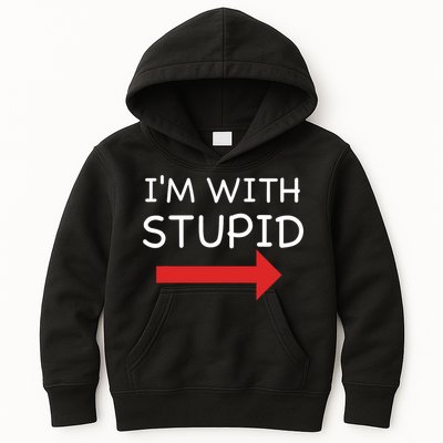 IM With Stupid Funny Kids Hoodie