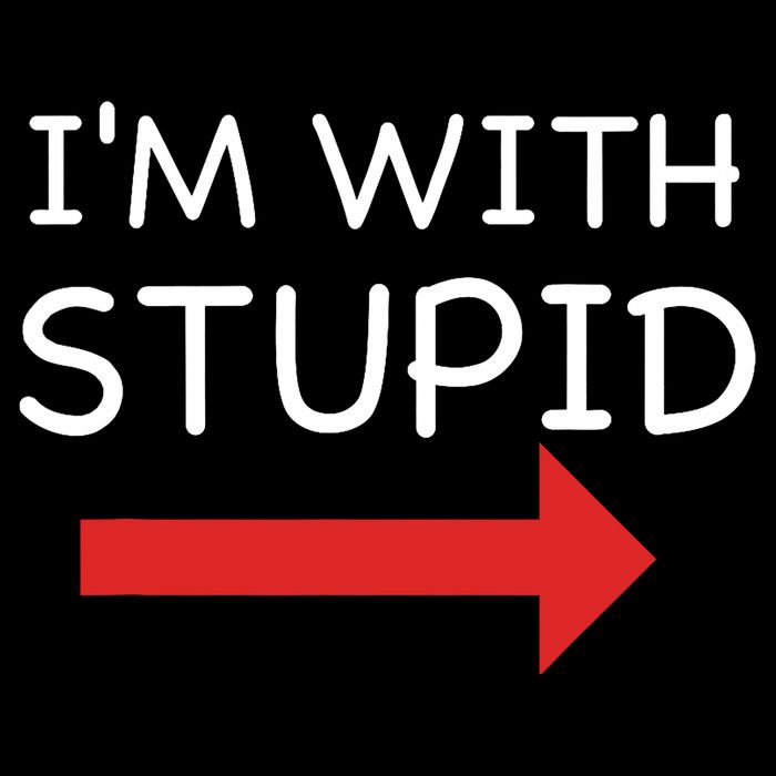 IM With Stupid Funny Zip Tote Bag