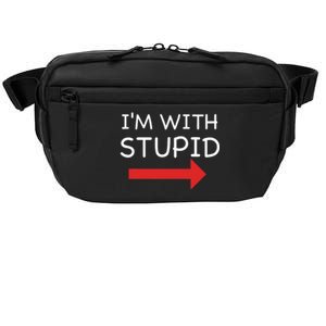 IM With Stupid Funny Crossbody Pack