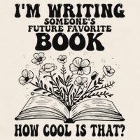IM Writing Someone’S Future Favorite Book How Cool Is That Garment-Dyed Women's Muscle Tee