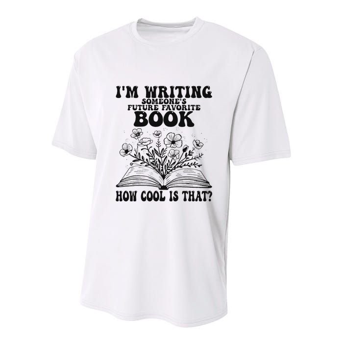 IM Writing Someone’S Future Favorite Book How Cool Is That Youth Performance Sprint T-Shirt