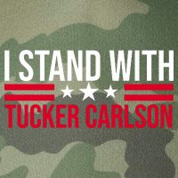 I Stand With Tucker Carlson Legacy Tie Dye Trucker Hat