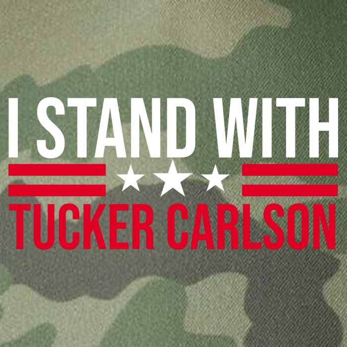 I Stand With Tucker Carlson Legacy Tie Dye Trucker Hat