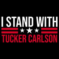 I Stand With Tucker Carlson 16 in Basic Backpack