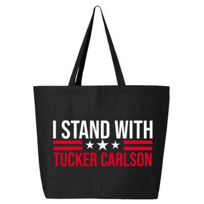 I Stand With Tucker Carlson 25L Jumbo Tote