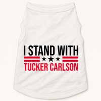 I Stand With Tucker Carlson Doggie Tank