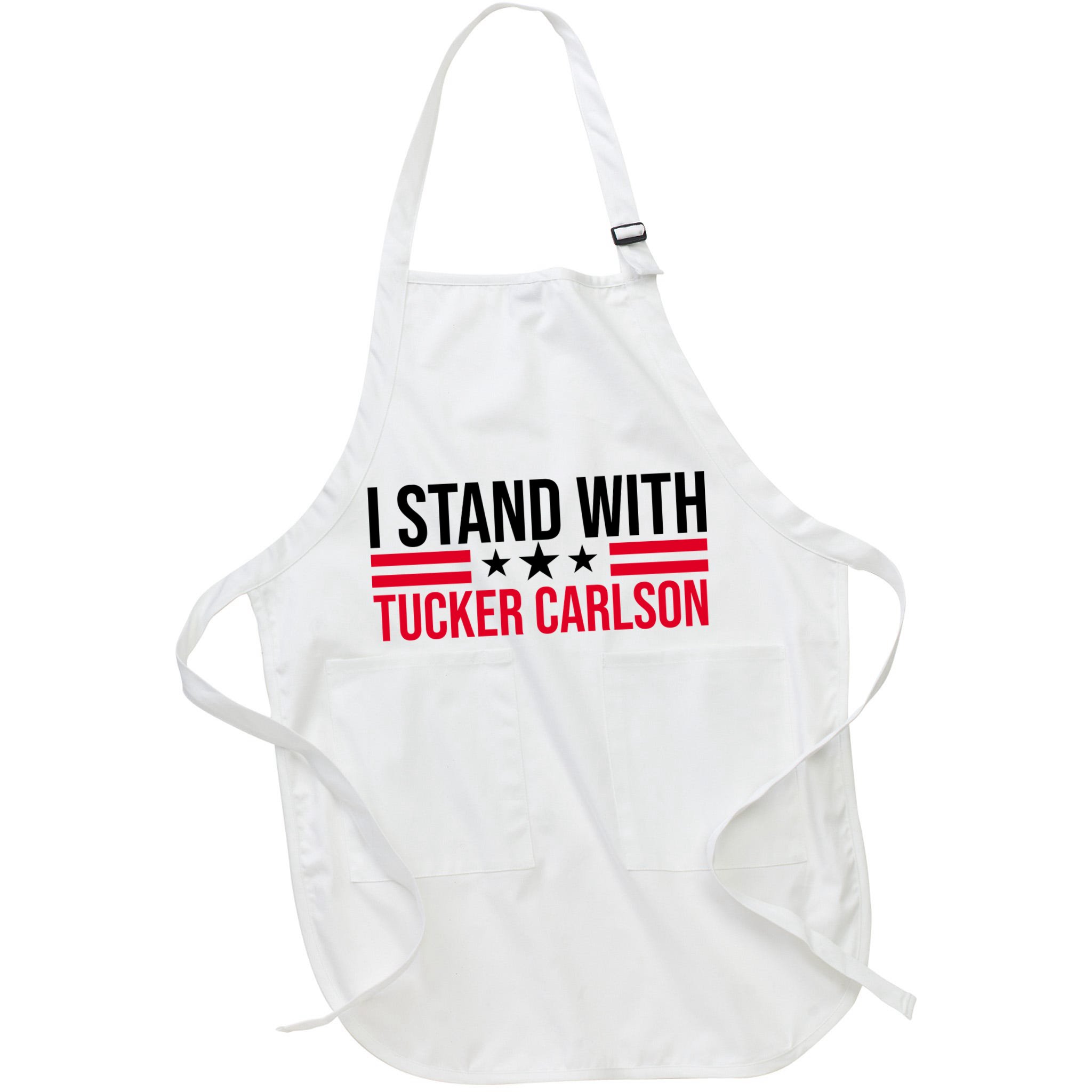 I Stand With Tucker Carlson Apron