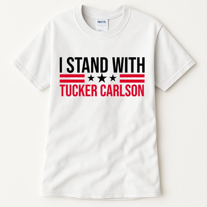 I Stand With Tucker Carlson Tall T-Shirt
