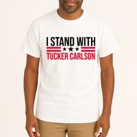 I Stand With Tucker Carlson Tall T-Shirt