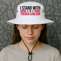 I Stand With Tucker Carlson Bucket Hat