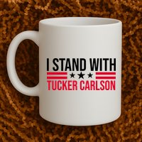 I Stand With Tucker Carlson Mug