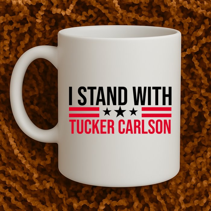 I Stand With Tucker Carlson Mug