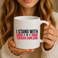 I Stand With Tucker Carlson Mug