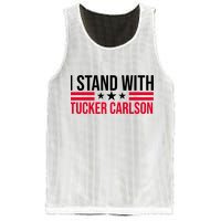 I Stand With Tucker Carlson Mesh Reversible Basketball Jersey Tank