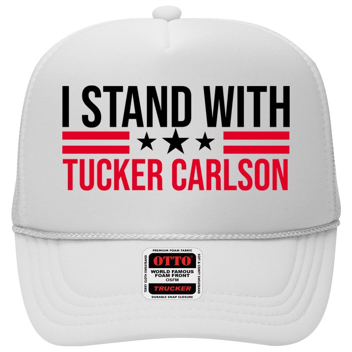 I Stand With Tucker Carlson Trucker Hat