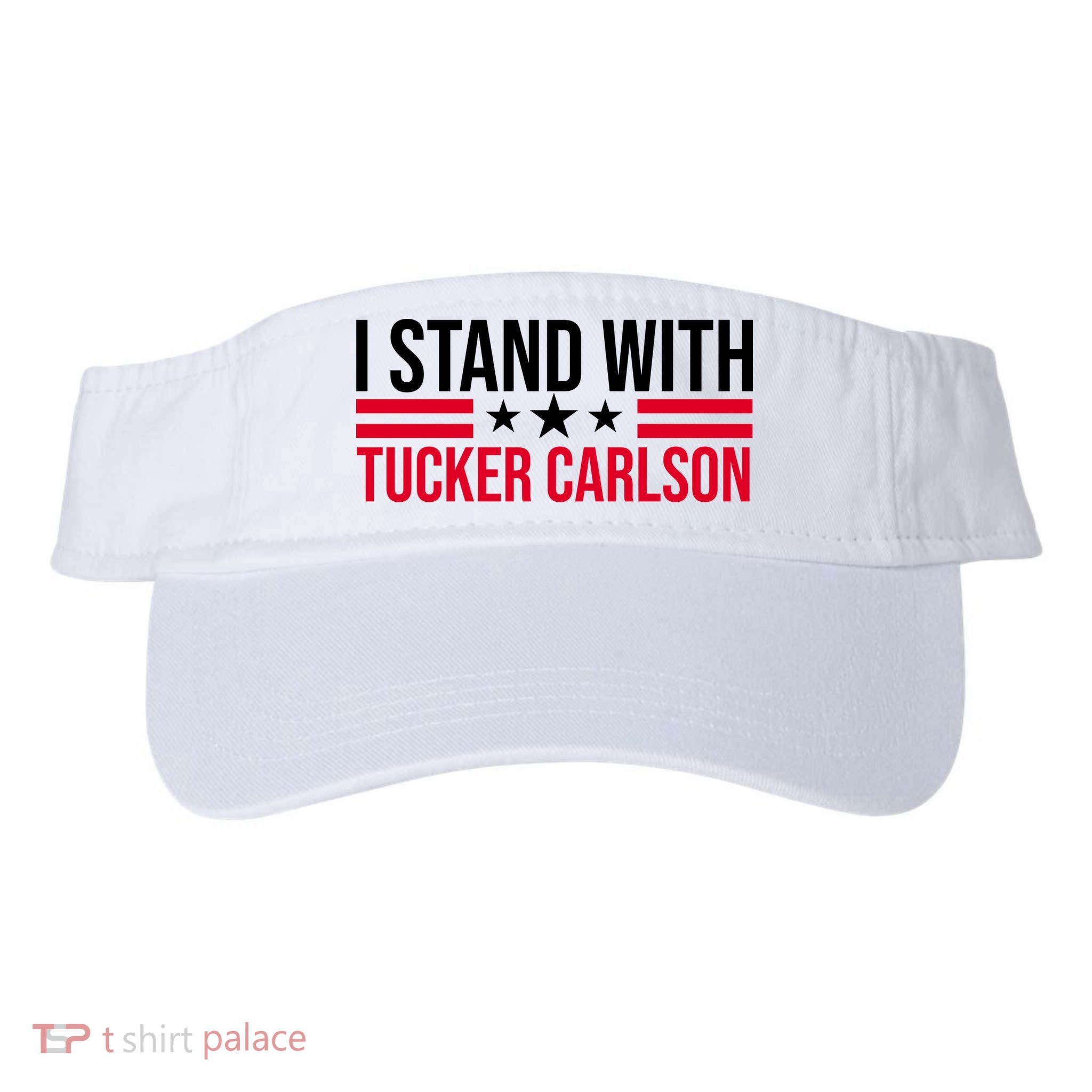 I Stand With Tucker Carlson Visor