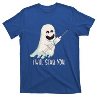 I Will Stab You Cool Halloween Nurse Ghost Boo Gift T-Shirt