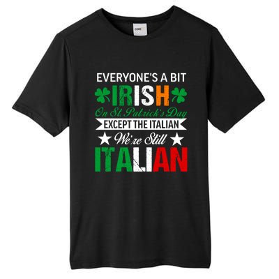 Italian Were Still Italian On St. Patricks Day Tall Fusion ChromaSoft Performance T-Shirt