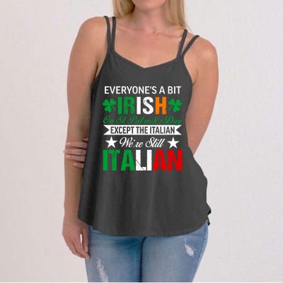 Italian Were Still Italian On St. Patricks Day Women's Strappy Tank