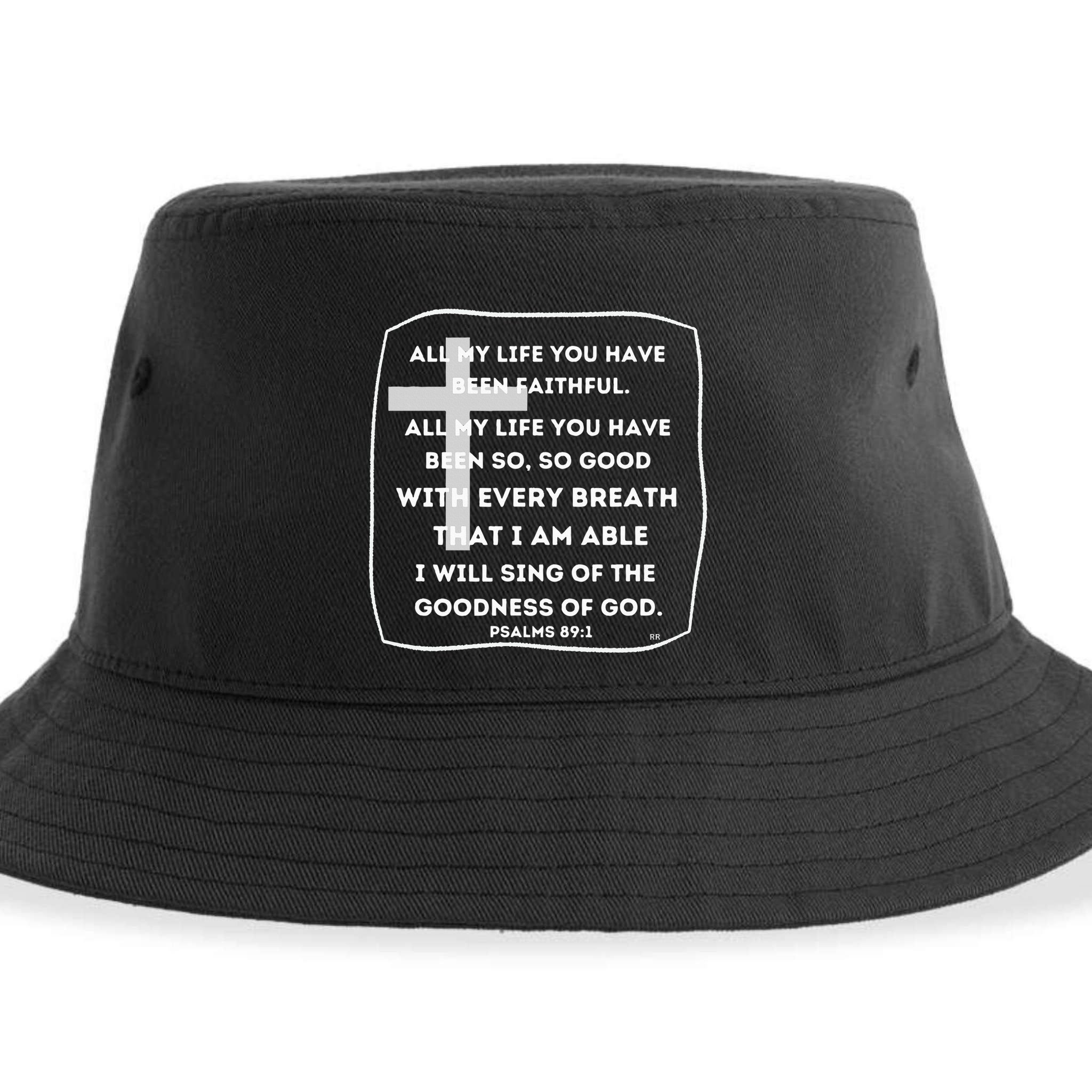 I Will Sing Of The Goodness Of God Church Worship Song Sustainable Bucket Hat