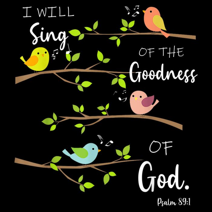 I Will Sing Of The Goodness Of God Christian Backpack