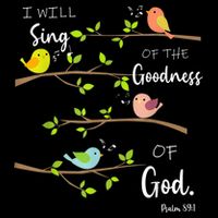 I Will Sing Of The Goodness Of God Christian Cropped Pullover Crew
