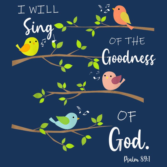 I Will Sing Of The Goodness Of God Christian Youth Performance Sprint T-Shirt