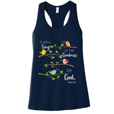 I Will Sing Of The Goodness Of God Christian Womens Tank Top