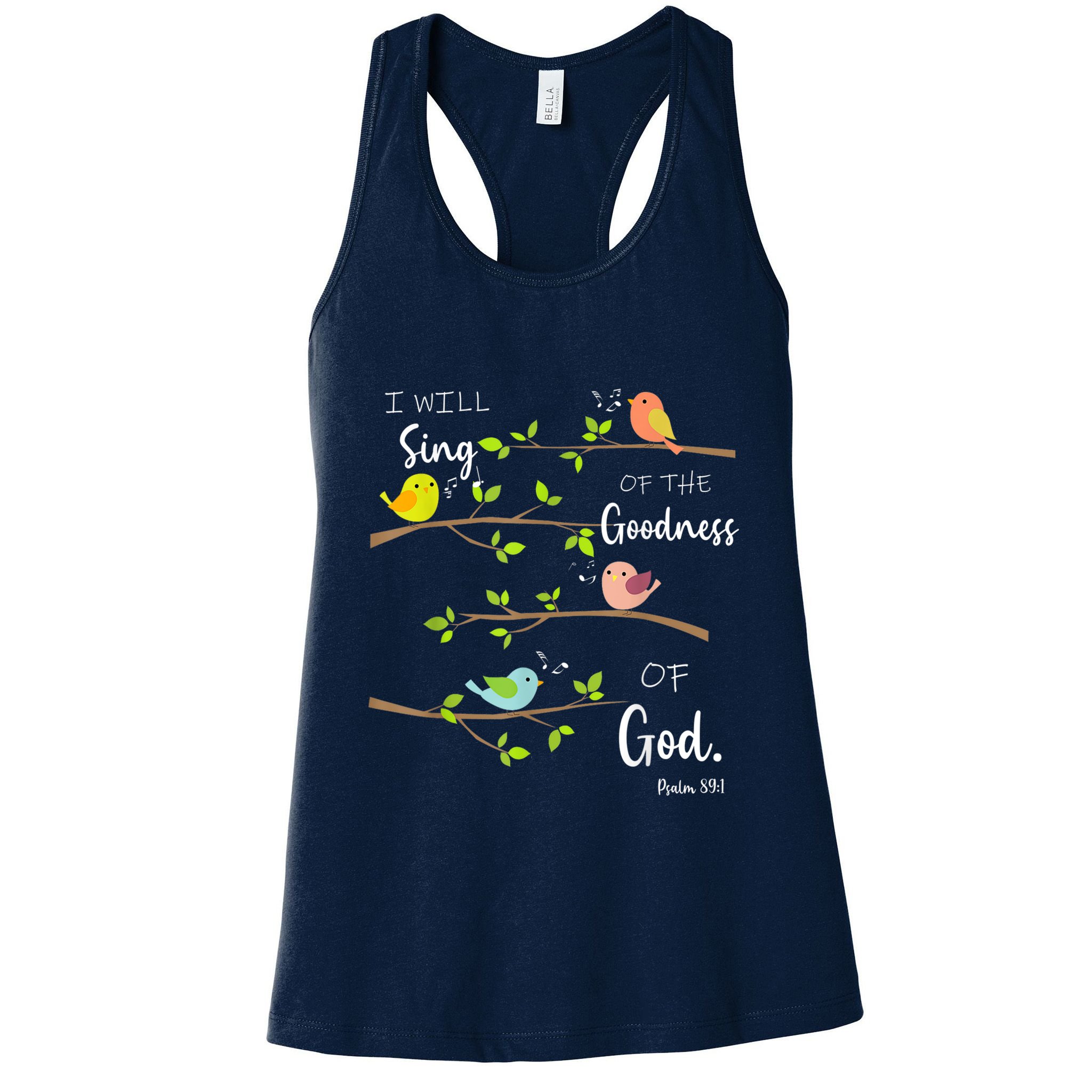I Will Sing Of The Goodness Of God Christian Womens Tank Top