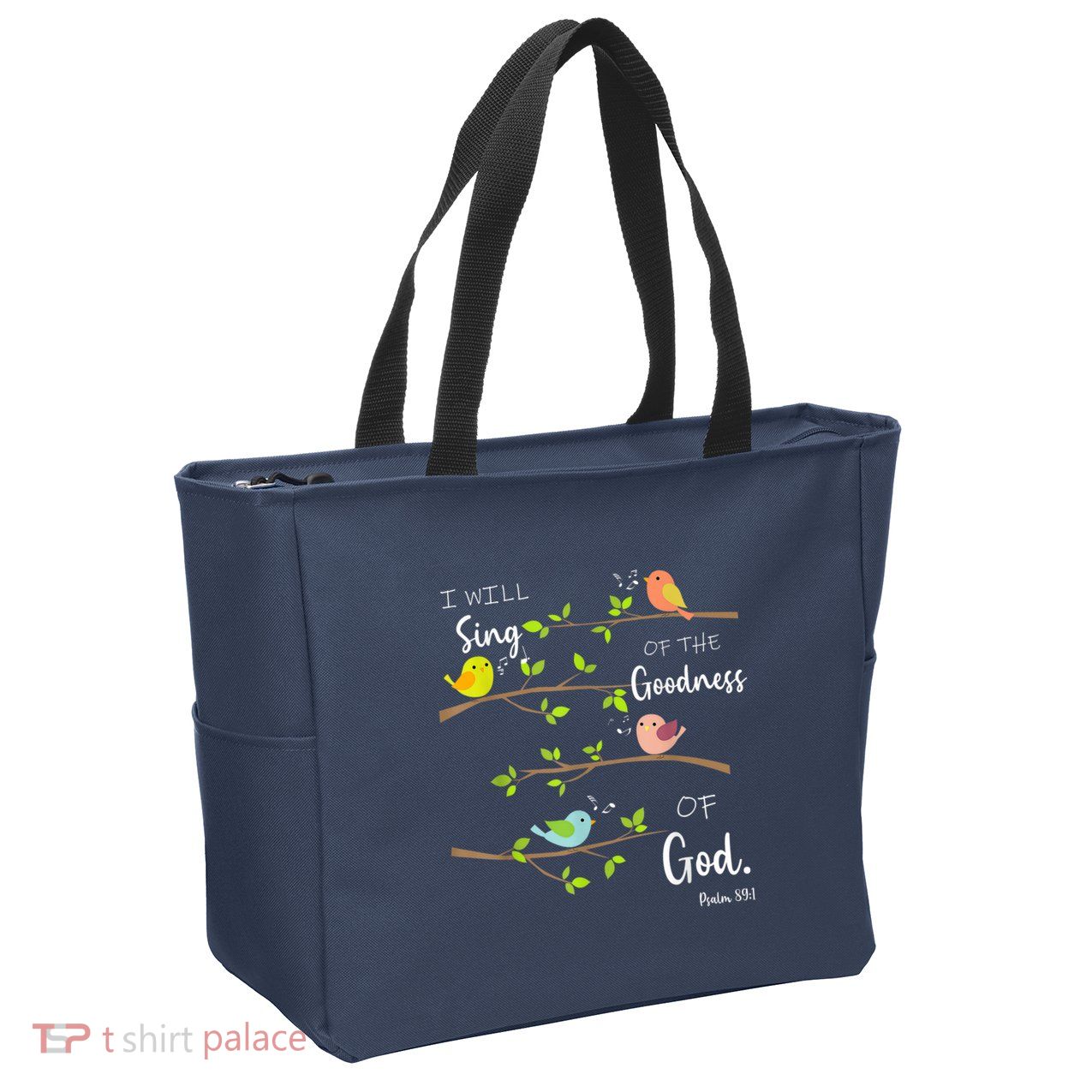 I Will Sing Of The Goodness Of God Christian Zip Tote Bag