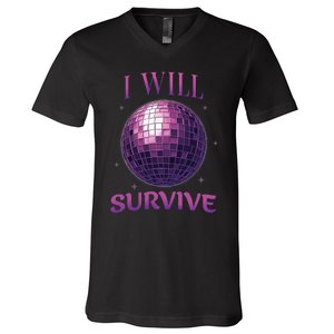 I Will Survive V-Neck T-Shirt