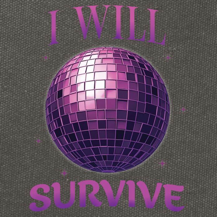 I Will Survive Cotton Canvas Backpack